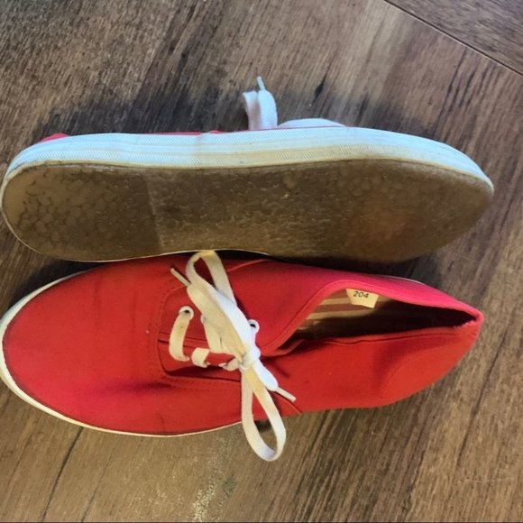 Coasters red shoes size 7 slip on - Picture 3 of 6